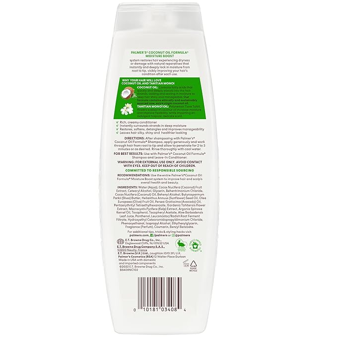 Palmer's Coconut Oil Formula Moisture Boost Conditioner, 13.5 Fl Oz