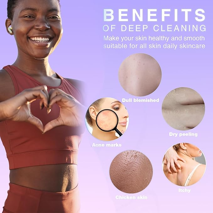 5 Pieces Exfoliating Washcloth Shower Towel African Net Sponge Japanese Wash Cloth Face Exfoliating Sponge Loofah Exfoliating Body Scrubber for Body Exfoliation