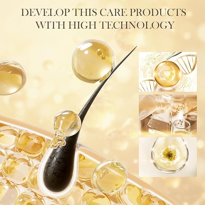 GES Hair Conditioner, Hair Conditioner, 1.2L, Deep Hair Conditioner, Professional Salon Treatment, Repairs Damage Hair Root, Hydrating Hair Mask, 2x120ML