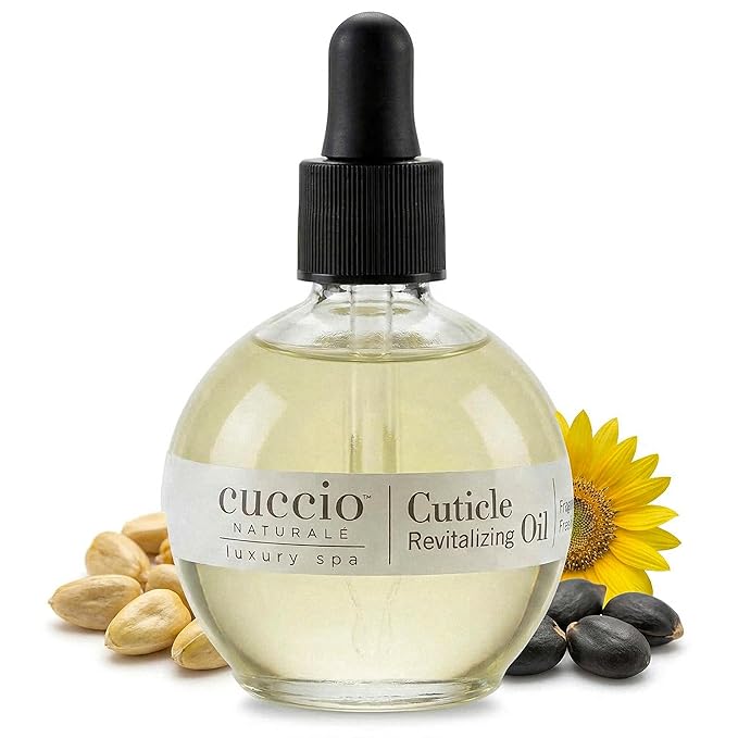 Cuccio Naturale Fragrance Free Revitalizing Cuticle Oil, Lightweight Fast-Absorbing Hydrating Nail & Cuticle Conditioner, Cold-Pressed Oils + Vitamin E, 2.30 Fl Oz