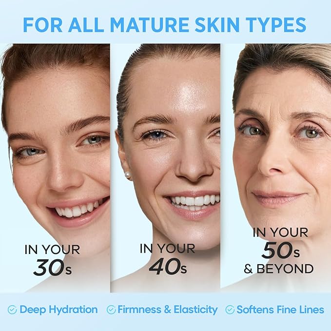 RONKIE GHK-Cu Peptide Cream for Face: Blue Beef Tallow Moisturizer with Copper Peptides Methylene Blue Gentle and Safe for Dry Sensitive Mature Skin 2oz