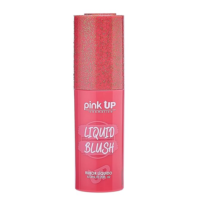 PINK UP | Liquid Blush | Long-Lasting Liquid Blush | Non-Greasy | Highly Pigmented | Suitable for All Skin Types | Matte Colors | Subtle Shimmer Highlights | Shade: Sunrise| 6ml | Model PKLB07