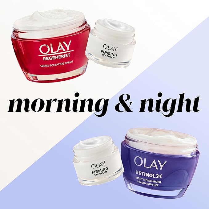 Olay Regenerist Collagen Peptide 24 Firming Eye Cream, Fragrance-Free Anti Aging Eye Treatment with Collagen Peptide and Vitamin B3+, Moisturizing Eye Cream for Wrinkles, 0.5 Fl Oz