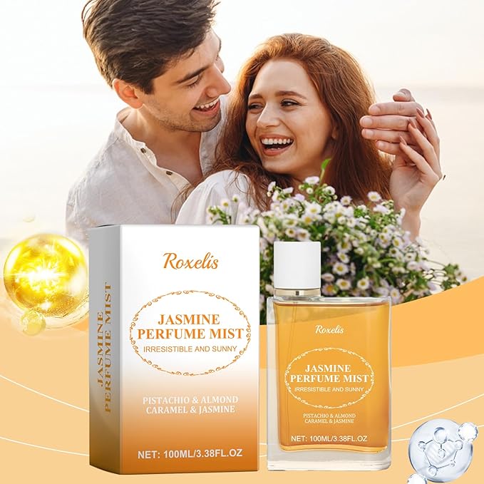Women's light perfume. perfume with delicious scents of vanilla pistachio and caramel sunflower, women's hair and body perfume spray. Party and holiday gift