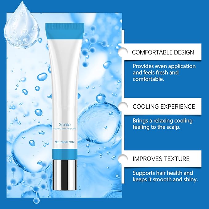 Scalp Serum for Hair Growth, Hair Serum, Scalpy Hair Growth Serum, Nourishing Hair Treatment Essence, Exfoliates Dandruff & Soothes Itch for men & women (1PCS)