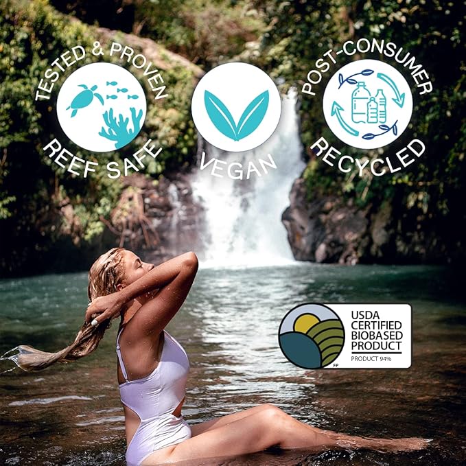 STREAM 2 SEA Boaters and Campers Hair Conditioner for Dry Damaged Hair, 16 oz Reef Safe, Fragrance Free All Natural Deep Conditioner for Camping and Boating, Paraben Free