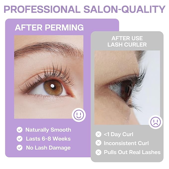 CALAILIS Lash Lift Kit, 2025 Updated Eyelash Lift Kit, Semi-Permanent Eyelash Curling Eyelash Perm Kit Suitable for Salon and DIY at Home Use Lash Perm Kit for Beginner and Professional
