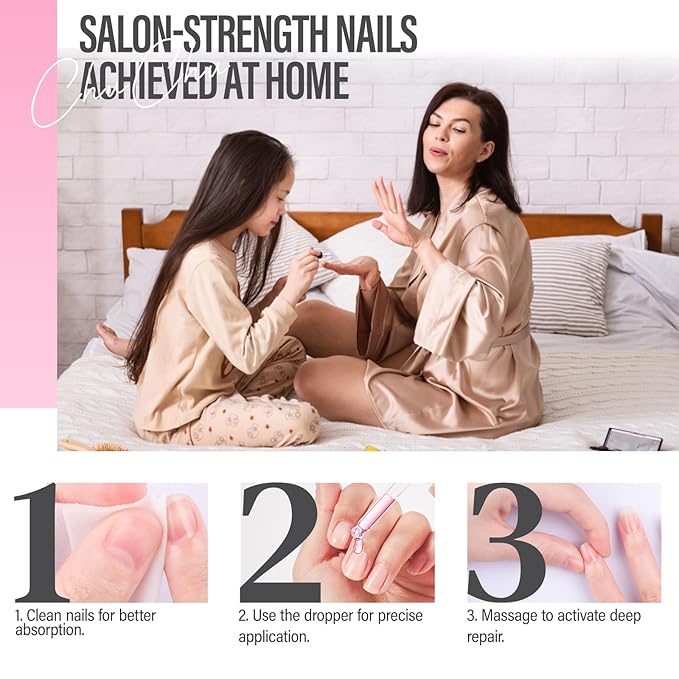 CHUCHU Vegan Cuticle Oil for Nails: Peach Jojoba Nail Cuticle Oil with Vitamin B & E for Moisturizes Cuticle and Nail's Skin - Prevents Hangnails and Chapped 15ML