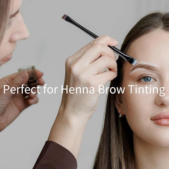Ink Permanent Eyebrow Mapping Kit with Brow Mapping Paste, Dual-Ended Brush & Precision Cotton Swabs for PMU & Microblading