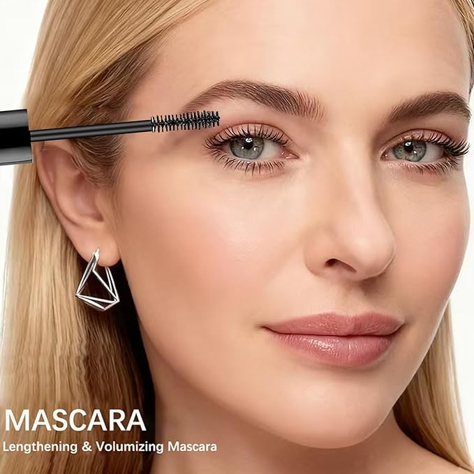 Brown Mascara Lashes Waterproof Fast Dry Eyelashes Eye Makeup Volumizing Lengthening Defining Curling Multiplying Buildable Formula