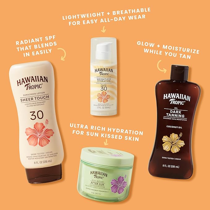 Hawaiian Tropic Aloha Glow Self Tanning Water, 6.4oz, Self Tanner Spray Tan, Fake Tan, Self Tan Water, Sunless Tanner, Self Tanning Spray Body Bronzer, Deep Bronze Tan Self Tanning Mist, 6.4oz