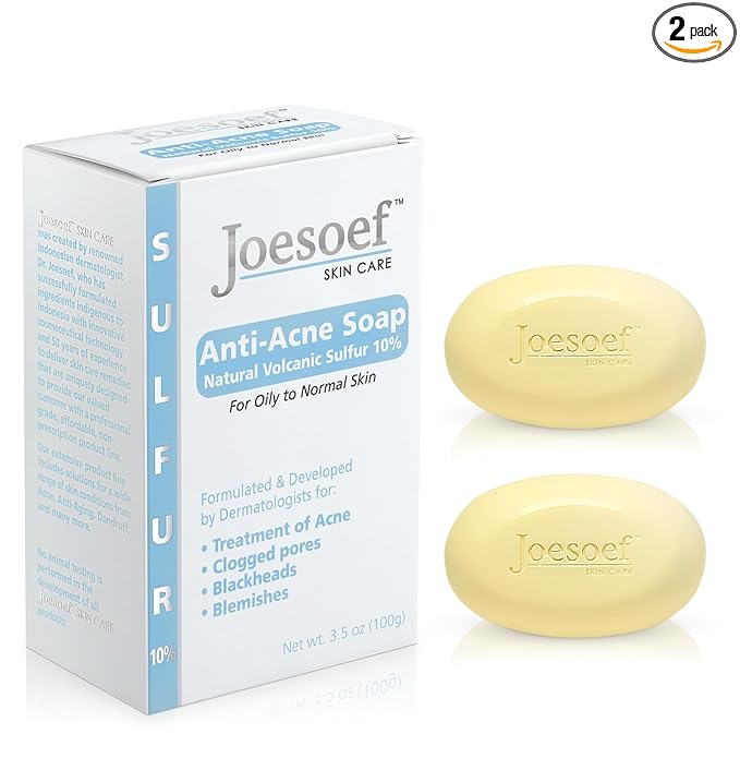 JOESOEF SKIN CARE Sulfur Soap with Salicylic Acid for Acne