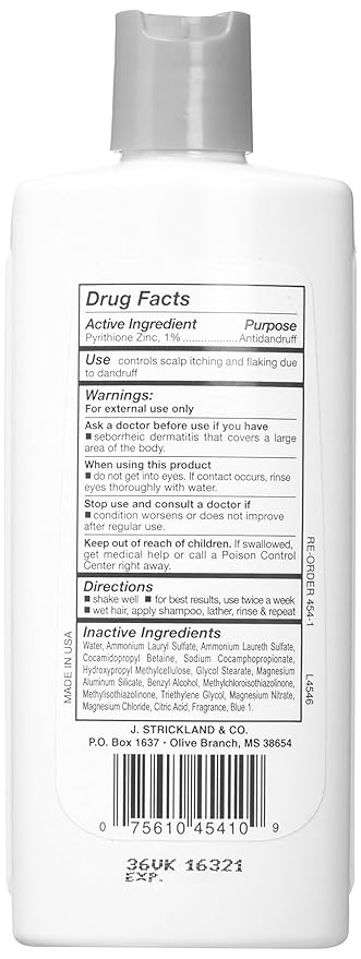 Sulfur 8 Anti-Dandruff Shampoo for Kids 7.5 oz – Gentle Medicated Dandruff Control for Itchy Scalp, Mild Cleanse with Kid-Friendly Fresh Fragrance for Children & Sensitive Scalps