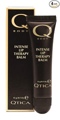 Qtica Intense Lip Repair Balm - Set of 4 by QTICA Beeswax Smooth Creamy Texture Restorative Lip Gel for Dry, Chapped Lips Instant Hydration, Softness