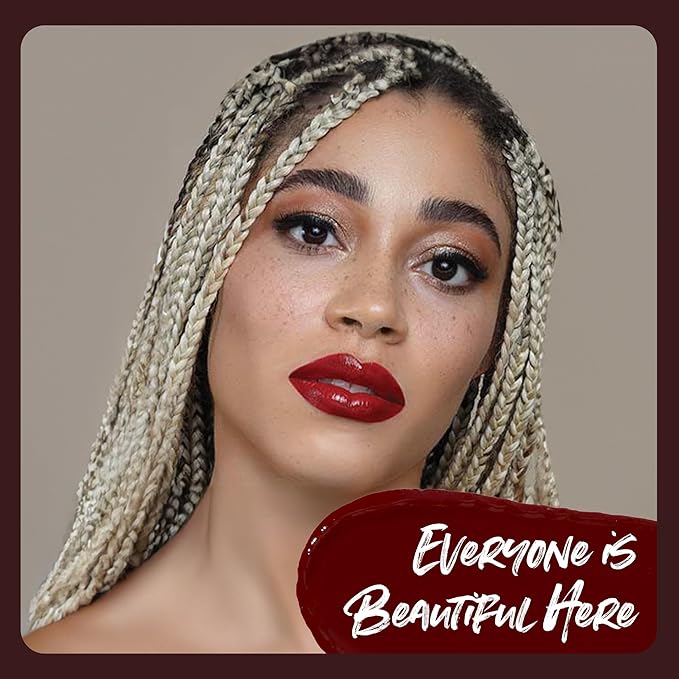 The Lip Bar Vegan Lip Kit, with Straight Facts Lip Liner, Rich Auntie Liquid Matte Lipstick, and Vixen Non-Stickly Lip Gloss, 3 pieces