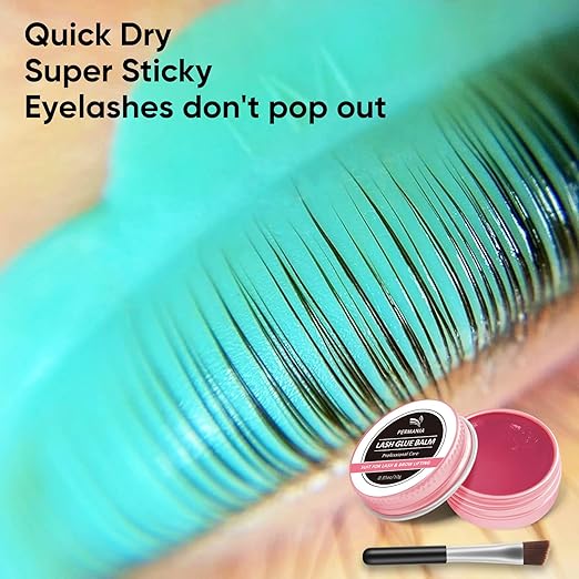PERMANIA Lash Lift Balm, New Eyelash Lifting Adhesive，0.35oz/10g Lash Lift Glue Strong Viscosity and Water Solubility for Lash Perm Kit (Strawberry)