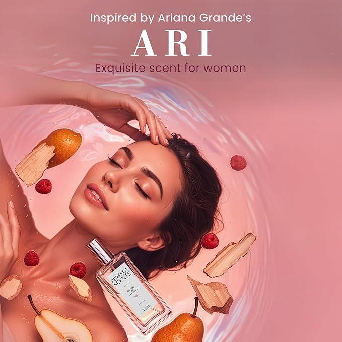 Perfect Scents Fragrances, Inspired by Arian.a Grande’s A.ri, Women’s Eau de Toilette, CLEAN, Vegan, Paraben-Free, Phthalate-Free, Never Tested on Animals, 3.4 Fluid Ounces