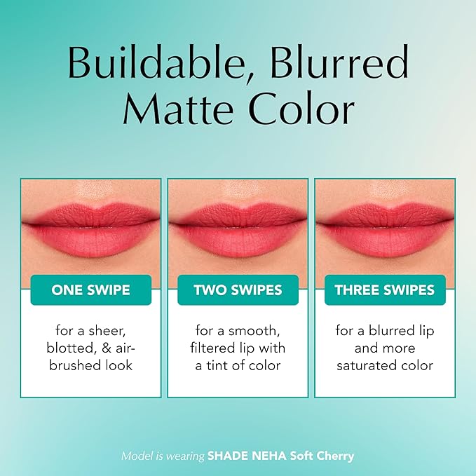 Thrive Causemetics Sheer Strength Soft Blur Lip Balm, Everyday Makeup Essential for Women, Lightweight & Creamy Lips Balm, Long Lasting Hydration, Vegan, Shade Neha (Soft Cherry)