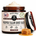 Organic Beef Tallow for Skin - 4 OZ (Unscented) — US-Made Grass Fed Beef Tallow for Face + Body — Whipped Tallow and Honey Balm Moisturizer for Dry and Sensitive Skin, Eczema, Rosacea (No Additives)