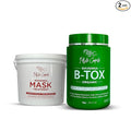 I Belli Capelli Ravenna B-tox Organic Kit - Hair B-tox Treatment (35.2 Fl Oz) Formaldehyde-Free + Hair Mask for Damaged Hair (52.9 fl oz) - Straightening, Intense Shine & Moisture for All Hair Types
