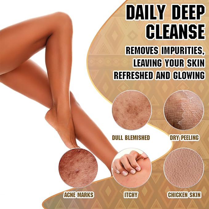 5 Pieces African Net Sponge – Deep Cleansing & Exfoliating Mesh for Glowing Skin – Stretchable, Quick-Dry Material for Daily Shower Use (Black, Blue, Pink, White, Orange)