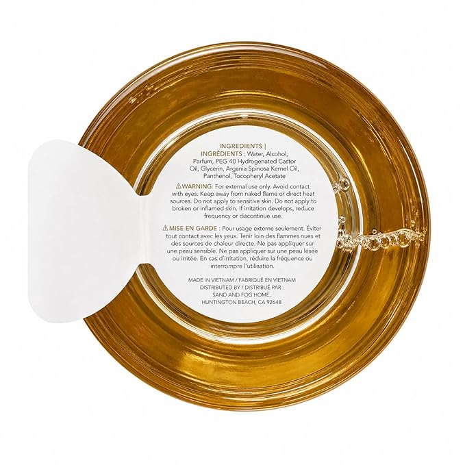 Sand + Fog Italian Citrus Hair Perfume, 3.38 fl oz, with Argan Oil and Panthenol