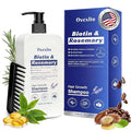 Hair Growth Shampoo with Biotin & Rosemary for Thinning Hair for Women, Anti Hair Loss Shampoo, Natural Thickening Formula, Sulfate Free with Comb, 11.84 fl oz
