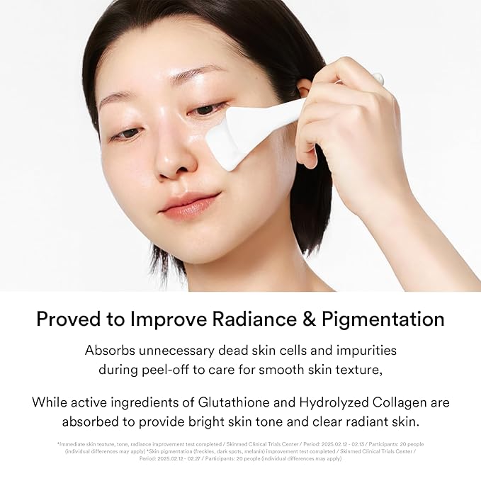 Abib Dark Spot Collagen Overnight Wrapping Mask Glutathione Film, Peel Off Face Mask for Brightening & Radiance Boosting, Niacinamide, Korean Skincare 3.38 fl.oz