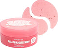 The Crème Shop Gelly Brightening Under Eye Patches, Hydrogel Eye Masks with PDRN & Strawberry Extract, Hydrating and Depuffing, Korean Skin Care, 60 Count (30 Pairs)