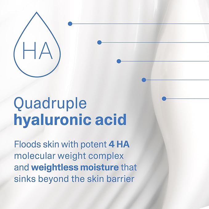 Down Deep Hyaluronic Acid Unscented Body Serum - Hyaluronic Acid Ceramide Serum for Deep Hydration, Light Body Care Moisturizer with Mini Molecule Technology, Fragrance Free Serum, 8 oz