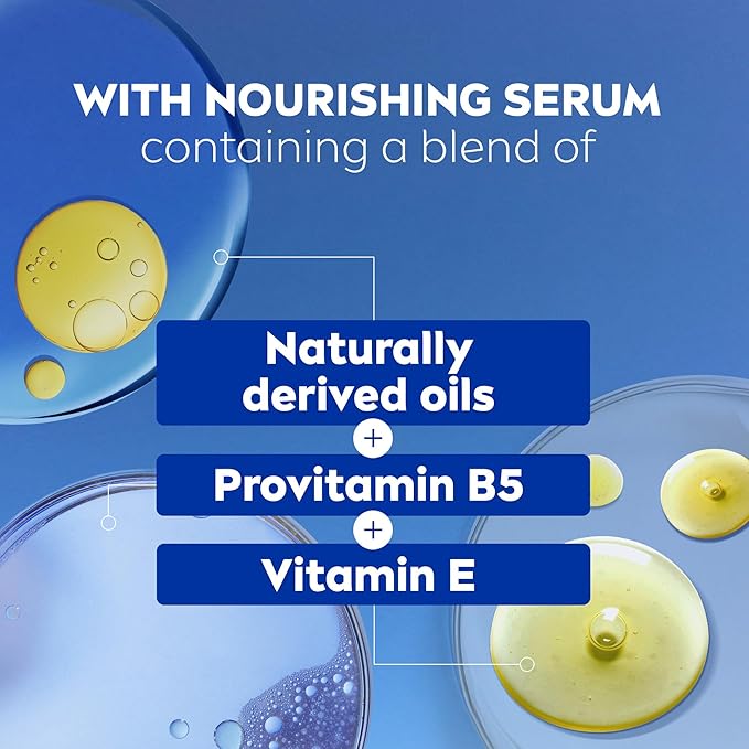 NIVEA Nourishing Body Wash Set with Botanical Blossom, Nourishing Care and Shea Butter Body Washes, Skin Care Set for Women with Provitamin B5 and Vitamin E, 20 Fl Oz Bottle, Pack of 3
