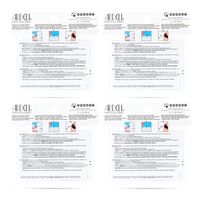 Ardell Individual Lashes Soft Touch - Short Brown, Knot-Free False Eyelashes, Natural Look DIY Eyelash Extensions, 56 Lash Clusters Per Pack