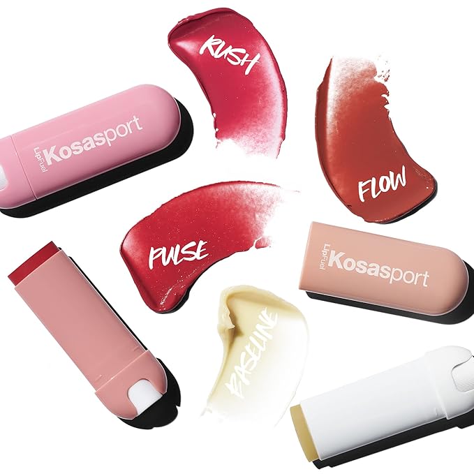 Kosas Lipfuel Hyaluronic Active Sport Lip Balm - Hydrates, Energizes and Protects - Natural Lip Treatment and Care (Baseline)