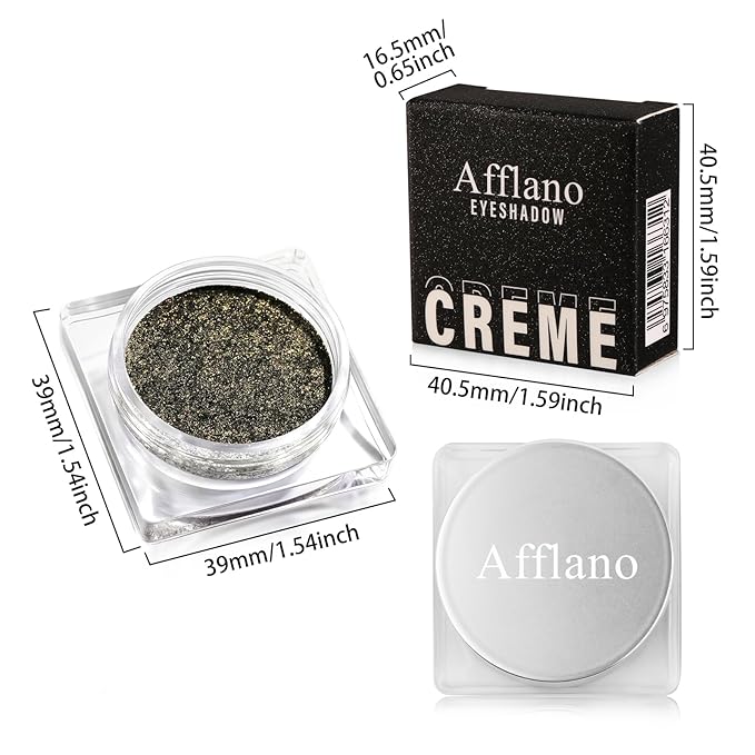 Single Shimmer Cream Eyeshadow, Rose Metallic Highly Pigmented Monochrome Eye shadow Palette, Blendable Sparkly Eye Glitter Waterproof Natural Mini EyeMakeup Brightener Highlighter for 24 hours makeup