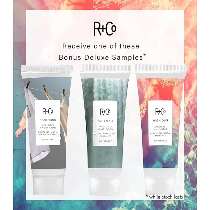 R+Co Atlantis Moisturizing B5 Shampoo and Conditioner Set – Deep Hydration & Repair for Dry, Damaged, Tired Hair – Restores Moisture, Softness & Shine – Vegan & Sulfate-Free – 8.5oz 2PK + Sample