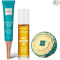 Onsen Nail & Cuticle Rescue Kit – Conditioner Serum, Repair Oil & Cuticle Balm – Tsubaki, Shea Butter, Jojoba – Strengthens Nails, Softens Cuticles, Hydrates Skin (15ml Serum+10ml Oil+32.5ml Cream)