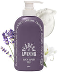 ODID Milk in Cera Perfume Body Wash - Korean Moisturizing Body Cleanser for All Skin Types - with Milk Protein and Ceramide, 16.9 fl.oz. (Verbena Lavender)