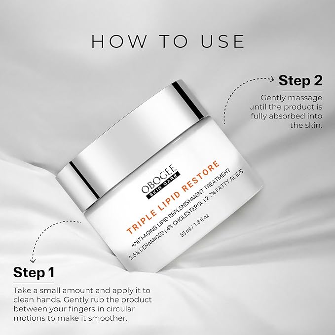 Triple Lipid Peptide - Restore & Fix Mature Skin Advanced Anti-Aging Cream for Radiant, Smooth Skin (53 ml /1.8 fl oz)
