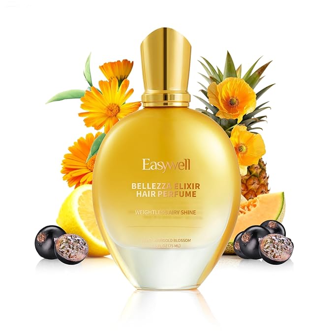 EASYWELL Hair Perfume for Women, Leave In Conditioner Spray, Mothers day gifts, Hair Spray Women with Vitamin B5, Floral, 2.5 Fl Oz