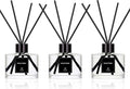 Reed Diffuser Set of 3 for Bathroom Air Fresheners, Oil Diffuser Sticks | Gardenia,Jasmine,Eucalyptus & Lavender Scent(1.7 fl oz Each Pack) Home Fragrance with 12 Sticks Defusers | Shelf Decor