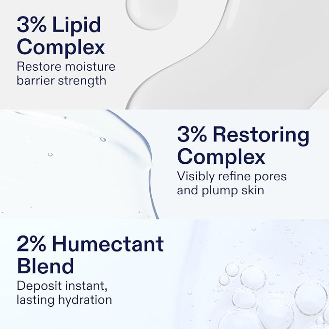 Skinfix Skin Barrier Restoring Gel Cream - 1.7 oz - Non-Greasy Moisturizer for Normal to Combination Skin - Hydrates, Plumps & Smooths - Non-Comedogenic, Fragrance Free, Vegan, Cruelty Free