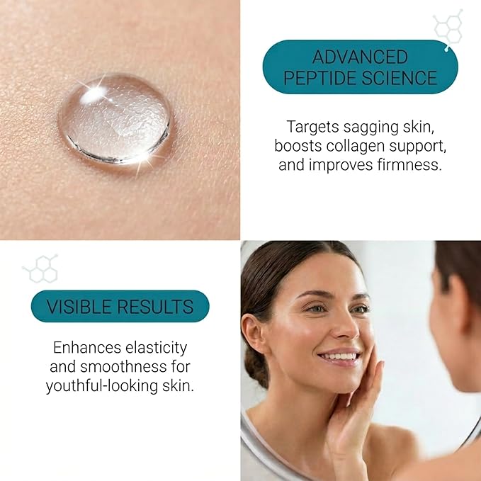 Skin Perfection Uplevity Anti-aging Tightening Peptide Serum Booster Firming Peptide Increase Elasticity Add To Any Moisturizer for Added Effectiveness Against Sagging Acetyl Tetrapeptide-2