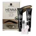 Professional Brow Tint Dye Kit – 1 & 2, Long-Lasting Results(Black)