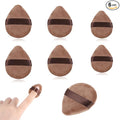 Giantree 6Pcs Mini Powder Puff, Setting Powder Puff, Mini Powder Finger Puff, Triangle Makeup Puff for Foundation Setting, Cushion Puff for Women Girls(Style B)
