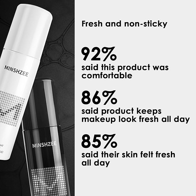 2PCS Makeup Setting Spray Set for Face, Weightless Long Lasting Waterproof Fixing Makeup Setting Face Spray, Smudge-proof, Hydrating & Refreshing Setting Spray Makeup for All Skin Type（J)
