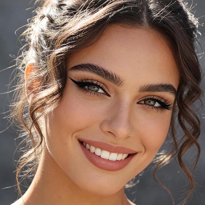 Eyebrow Pen Makeup kit, Eye Brow Pomade Stencil Shaper Tinting kits for Women Girls, Eyebrow Pomade, Eyebrow Pencil, Long Lasting Waterproof with Eyebrow Brush and Eyeliner Natural Brows& Dark Brown