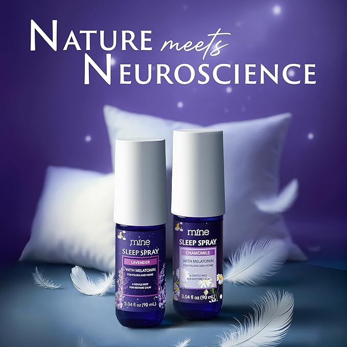Lavender Sleep Spray with Melatonin - Relaxing Father Gifts – Natural Pillow Mist for Sleep, Calming Bed Spray for Adults, Gifts for Teen Girls and Women