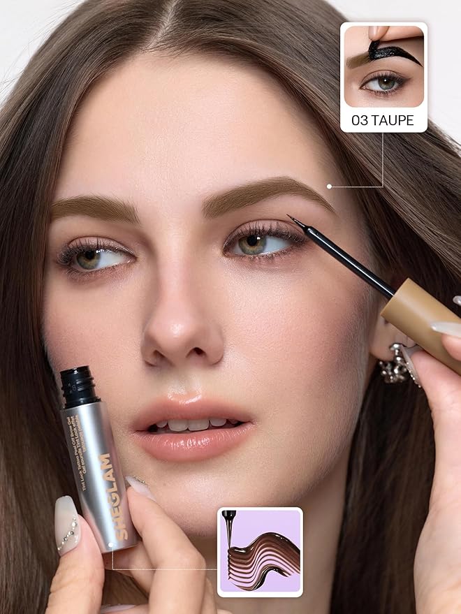 SHEGLAM Tint Lock Tattoo Peel off Brow Gel - Taupe Eyebrow Color