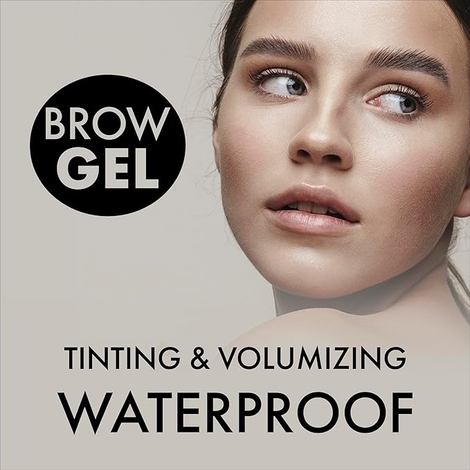 Absolute New York Waterproof Eyebrow Gel for Tinting and Volumizing Eyebrows (MEBG01 Granite)