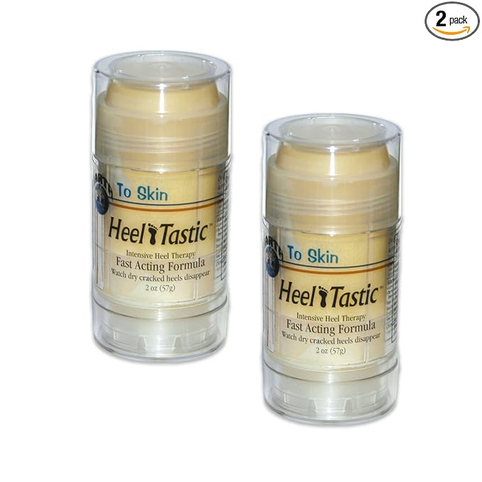HeelTastic Intensive Heel Therapy Soothing Balm That Repairs Dry, Cracked Heels, by BulbHead (2 Pack)